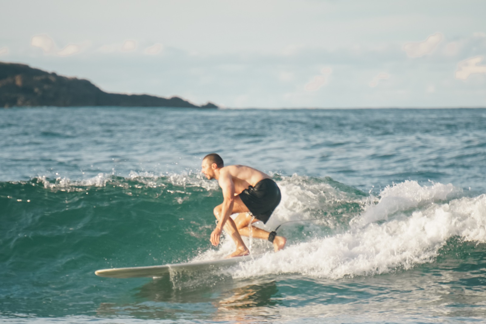 Alex surfing